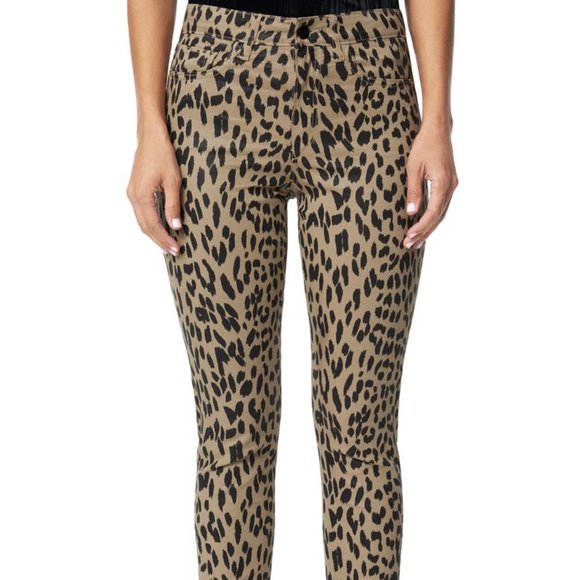 JOE'S JEANS The Charlie Ankle Denim Animal Print Jeans Size 30 NWT - Picture 1 of 7